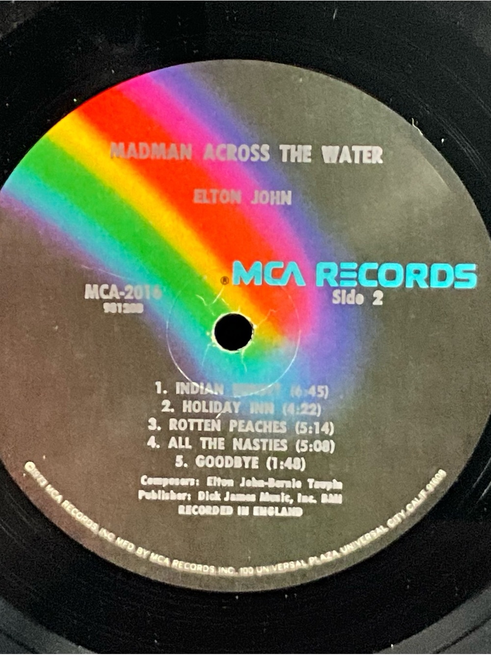 Elton John - Madman Across the Water (1973) MCA-2016 W/Booklet - Picture 5 of 8